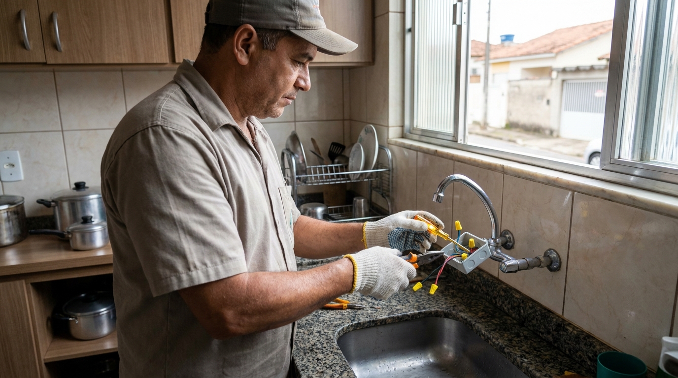 Adequação de Ponto Elétrico em Uberaba‑MG