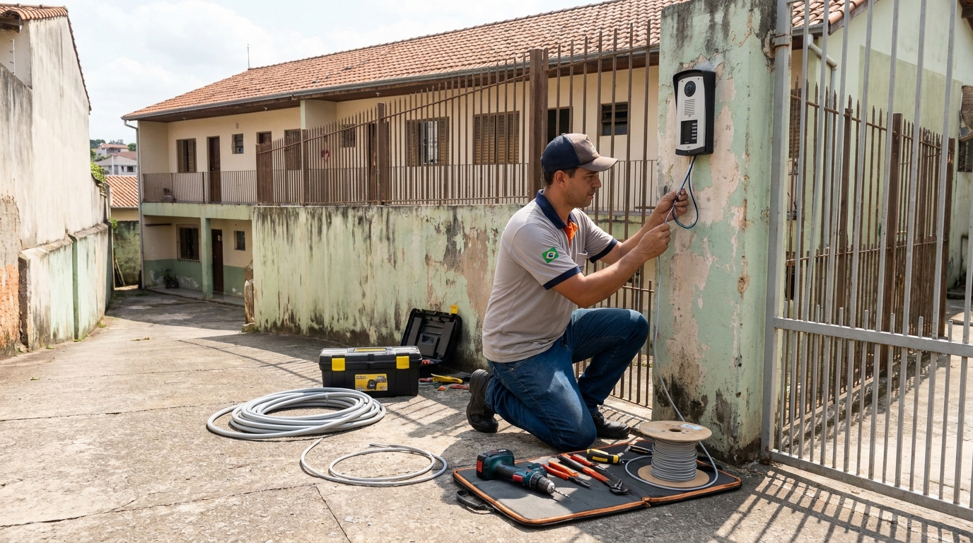 Instalação de Porteiro Eletrônico em Uberaba‑MG
